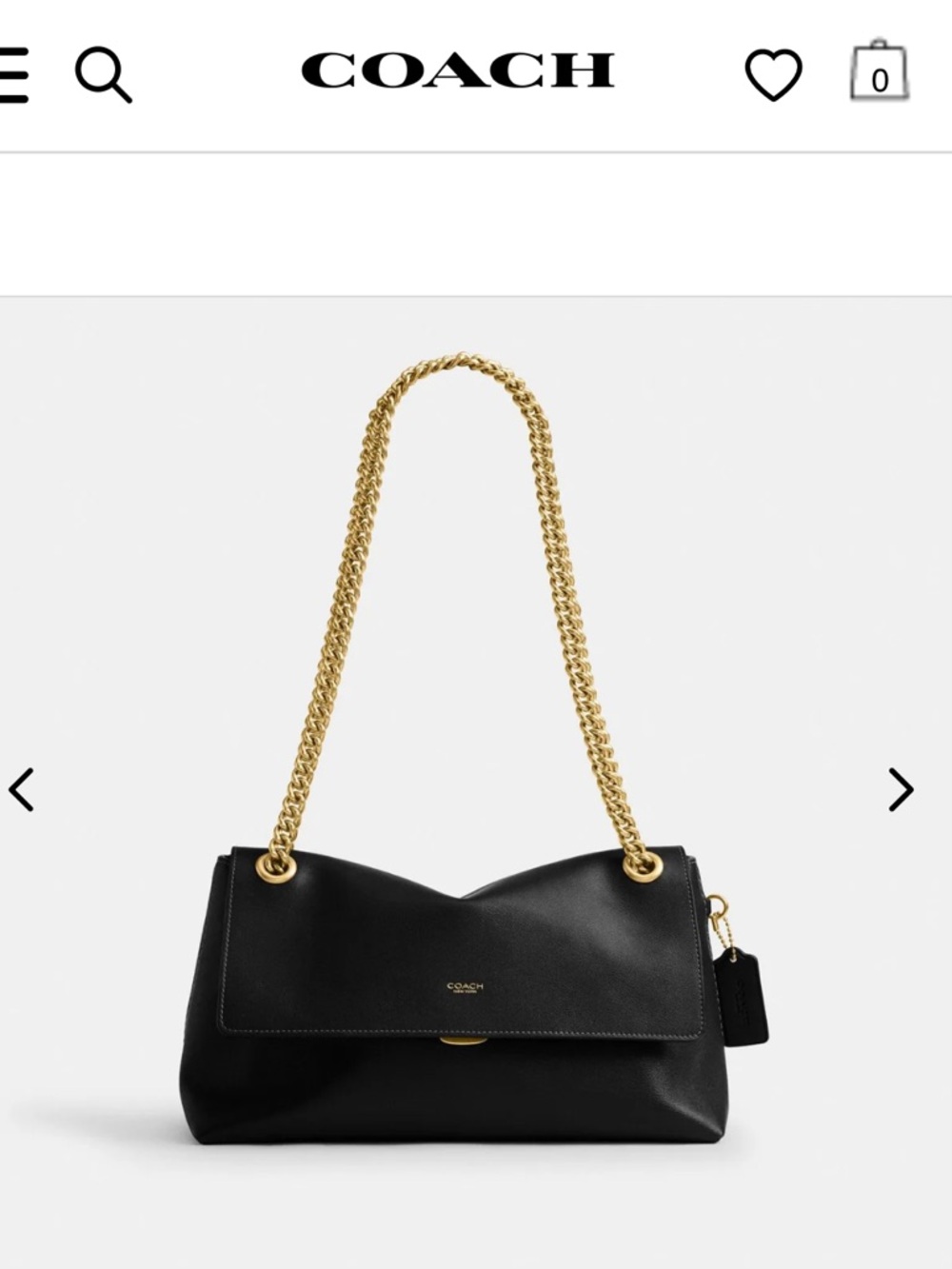 Coach Chelsea Shoulder Bag 30 With Chain